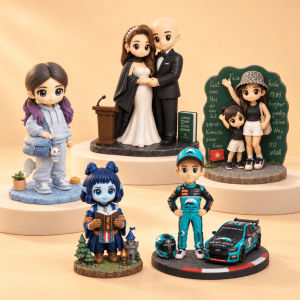 Custom Cartoon Scenery Figurine